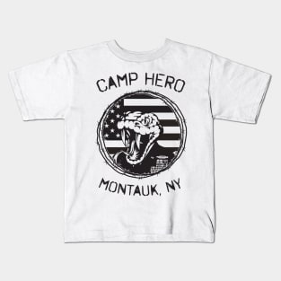 CAMP HERO MONTAUK, NY Kids T-Shirt